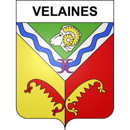 Stickers coat of arms Velaines adhesive sticker
