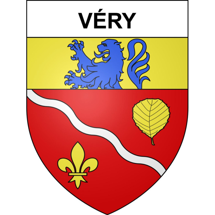 Véry 55 ville sticker blason écusson autocollant adhésif