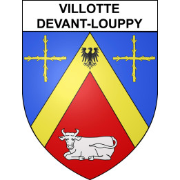 Villotte-devant-Louppy Sticker wappen, gelsenkirchen, augsburg, klebender aufkleber