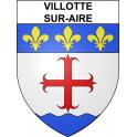 Adesivi stemma Villotte-sur-Aire adesivo
