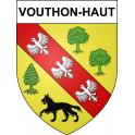 Pegatinas escudo de armas de Vouthon-Haut adhesivo de la etiqueta engomada