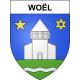 Woël 55 ville sticker blason écusson autocollant adhésif