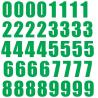 Set 40x Autocollant Sticker Porte Voiture Moto Numero Nombre Chiffre vert logo 238