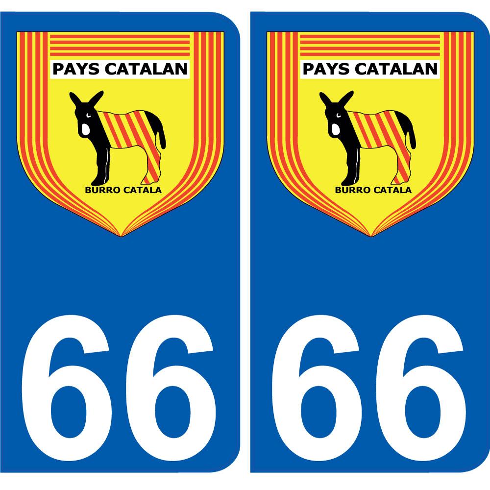 66 Cerdagne sticker autocollant plaque