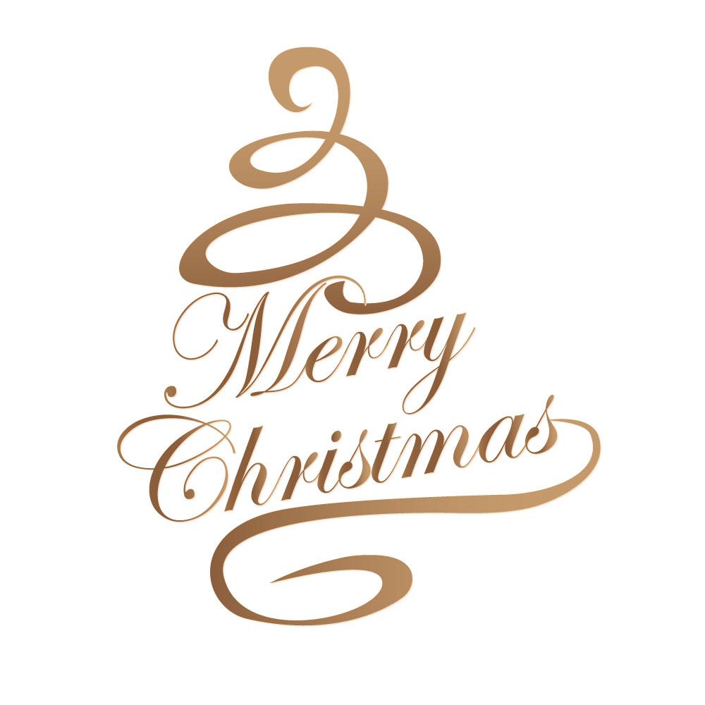 Merry Christmas autocollant adhésif sticker logo24560