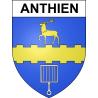 Pegatinas escudo de armas de Anthien adhesivo de la etiqueta engomada