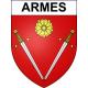 Armes 58 ville sticker blason écusson autocollant adhésif