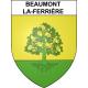 Pegatinas escudo de armas de Beaumont-la-Ferrière adhesivo de la etiqueta engomada