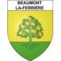 Stickers coat of arms Beaumont-la-Ferrière adhesive sticker