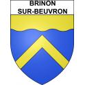 Stickers coat of arms Brinon-sur-Beuvron adhesive sticker