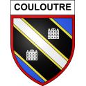 Stickers coat of arms Couloutre adhesive sticker