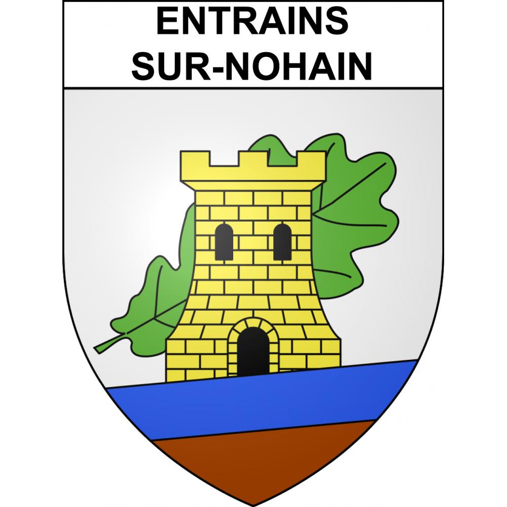 Adesivi stemma Entrains-sur-Nohain adesivo