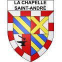 Stickers coat of arms La Chapelle-Saint-André adhesive sticker