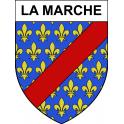 Stickers coat of arms La Marche adhesive sticker