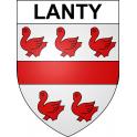 Stickers coat of arms Lanty adhesive sticker