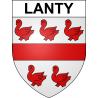 Adesivi stemma Lanty adesivo