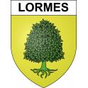 Stickers coat of arms Lormes adhesive sticker