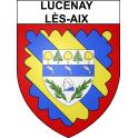 Stickers coat of arms Lucenay-lès-Aix adhesive sticker