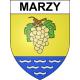 Stickers coat of arms Marzy adhesive sticker