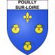 Pouilly-sur-Loire Sticker wappen, gelsenkirchen, augsburg, klebender aufkleber