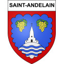Stickers coat of arms Saint-Andelain adhesive sticker