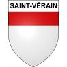 Pegatinas escudo de armas de Saint-Vérain adhesivo de la etiqueta engomada
