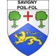 Savigny-Poil-Fol 58 ville sticker blason écusson autocollant adhésif