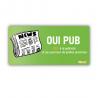 Aufkleber sticker Stop Pub-box-postfach