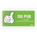 Adesivo sticker Interrompere Pub casella di lettere