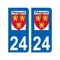 64 Pau sticker plate registration city