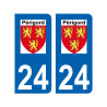 64 Pau adesivo piastra di registrazione city