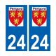 64 Pau-aufkleber plakette ez stadt