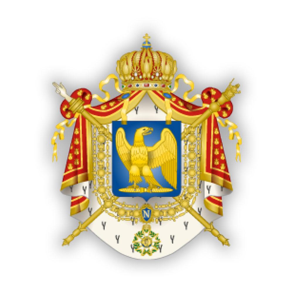 Napoleon Stickers blason autocollant adhésif