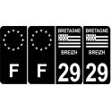 29 Finistère sticker plate