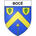 Stickers coat of arms Bocé adhesive sticker