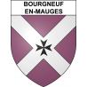Bourgneuf-en-Mauges 49 ville sticker blason écusson autocollant adhésif