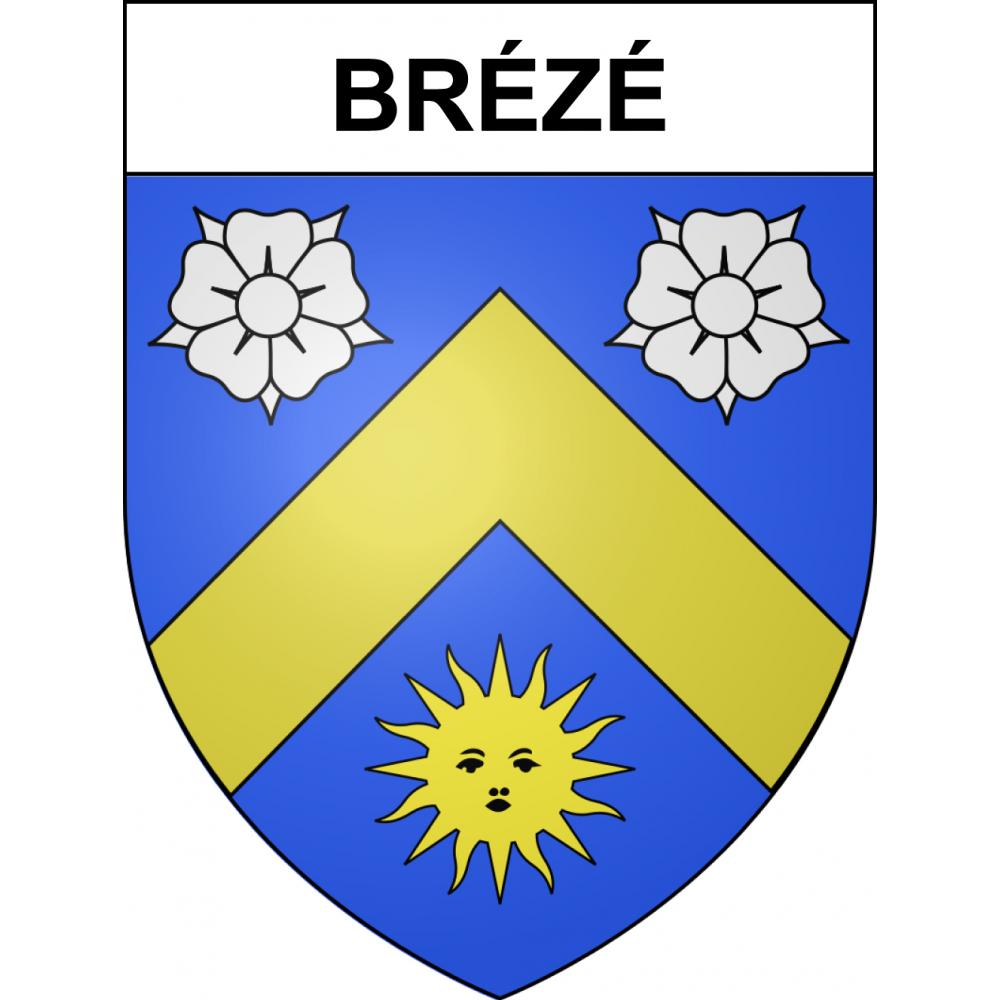Adesivi stemma Brézé adesivo