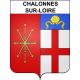 Chalonnes-sur-Loire 49 ville sticker blason écusson autocollant adhésif