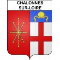 Stickers coat of arms Chalonnes-sur-Loire adhesive sticker