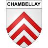 Chambellay 49 ville sticker blason écusson autocollant adhésif