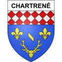 Chartrené Sticker wappen, gelsenkirchen, augsburg, klebender aufkleber