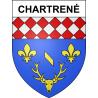 Stickers coat of arms Chartrené adhesive sticker