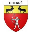 Cherré Sticker wappen, gelsenkirchen, augsburg, klebender aufkleber
