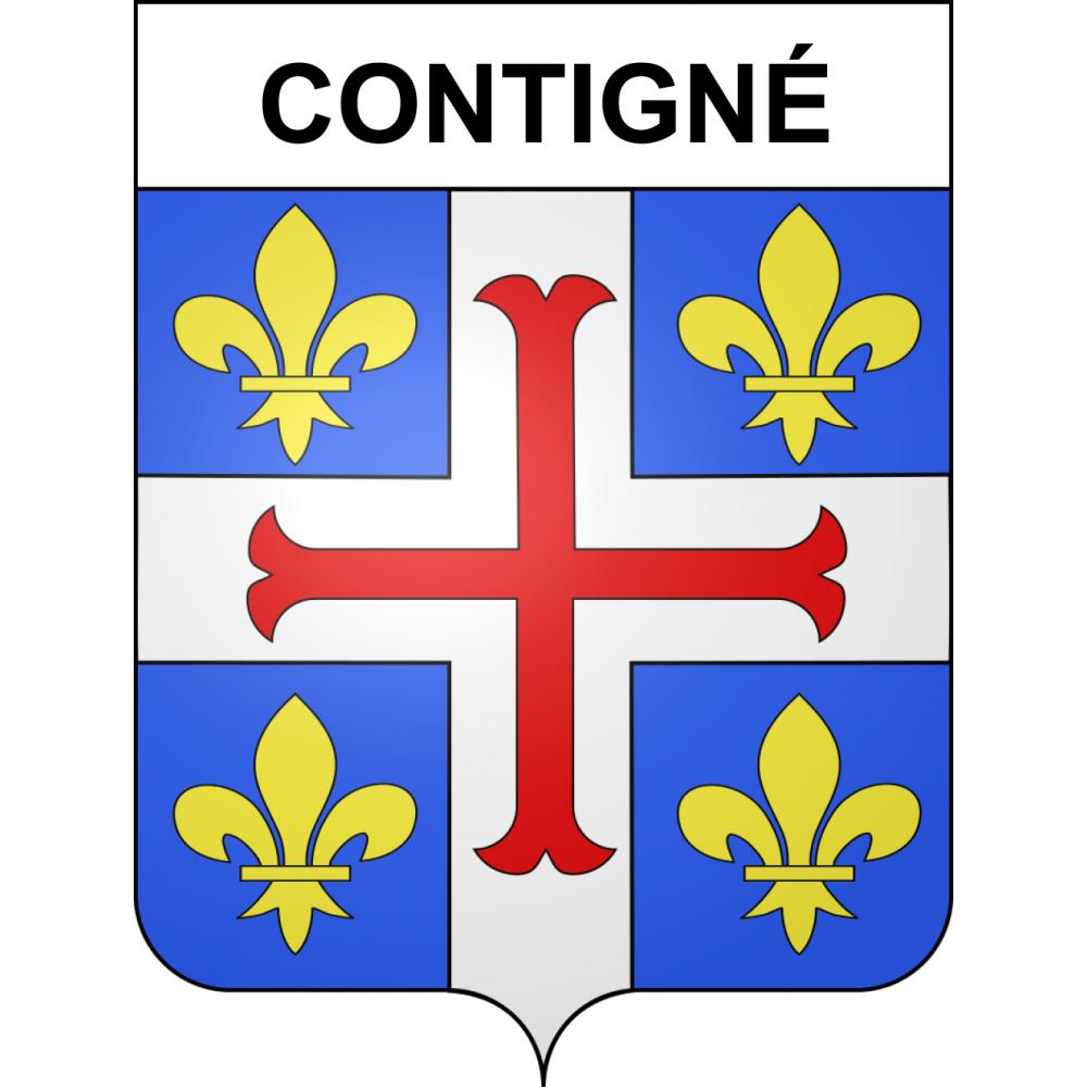 Contigné Sticker wappen, gelsenkirchen, augsburg, klebender aufkleber