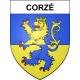 Stickers coat of arms Corzé adhesive sticker