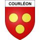 Stickers coat of arms Courléon adhesive sticker
