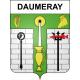 Stickers coat of arms Daumeray adhesive sticker
