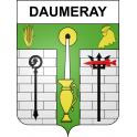 Daumeray Sticker wappen, gelsenkirchen, augsburg, klebender aufkleber