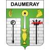 Pegatinas escudo de armas de Daumeray adhesivo de la etiqueta engomada
