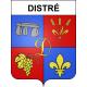 Stickers coat of arms Distré adhesive sticker